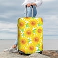 thumbnail image 3 of Lsque Sunflowers2 Printed Luggage Cover, Travel Luggage Protector,Scratch and Dirt Resistant, Fits 18-32 Inch Luggage - Large, 3 of 9