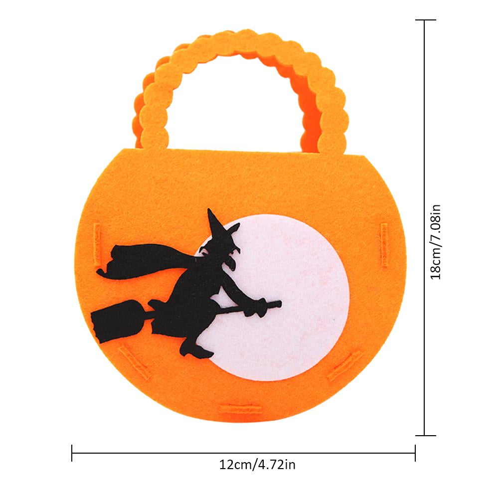 Details about   Halloween Candy Bag Decoration Children'S Portable Pumpkin Bag Gift Bag Handbag* 