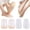 D, variant on 4 PCS Women Boat Socks Low Cut Hidden Liner Anti Slip Moisture Wicking Quick Dry Breathable Anti Odor Short Socks Low Cut Socks For Daily Wear