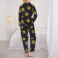 thumbnail image 3 of Bingfone Womens Pajama Sets Sunflowers Print,Long Sleeve Loungewear Pajamas Set-XX-Large, 3 of 8