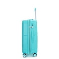 thumbnail image 3 of 3 Piece Luggage Sets,Lightweight Durable Expandable Hardshell Suitcase,Double Spinner Wheels PP Luggage with TSA Lock,20/24/28,Lake Blue, 3 of 7