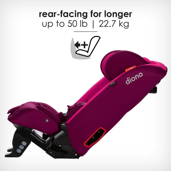 Diono Radian 3RXT Slim Fit 4 in 1 Convertible Car Seat, Purple