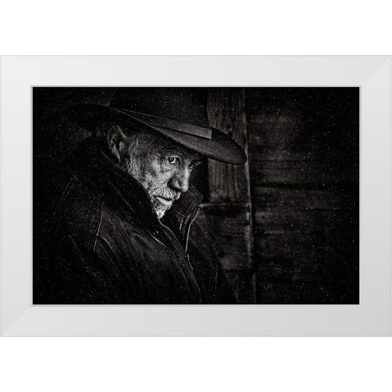 Brazeau, Claude 32x23 White Modern Wood Framed Museum Art Print Titled - The Unforgiven