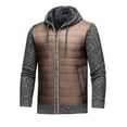 thumbnail image 3 of Ceisia Men's Thickened Hooded Sweater Jacket Zip Up Pockets Gift Long Sleeve Casual Outerwear, 3 of 5