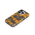 thumbnail image 3 of DesignSkinz Scratch-Resistant Hard Slim Case Compatible with iPhone SE Gen 2/3 (Compatible with MagSafe) - Orange and Gray Digital Camouflage, 3 of 9