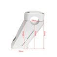 thumbnail image 4 of Kit elevador de manillar de motocicleta, abrazadera para R1200GS Adventure 2008-2013 (plata), 4 of 5