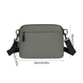 thumbnail image 3 of Cinvoph Crossbody Chest Bag for Men Multifunctional Sports Outdoor Leisure Shoulder Messenger Bag Lightweight Daily Use 9.5"x7"x2" A#Green, 3 of 6