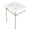 White / Polished Nickel, variant on Kingston Brass KVPB25227W87 Dreyfuss 25" Ceramic Console Sink with Stainless Steel Legs (8-Inch, 3-Hole), White/Brushed Brass