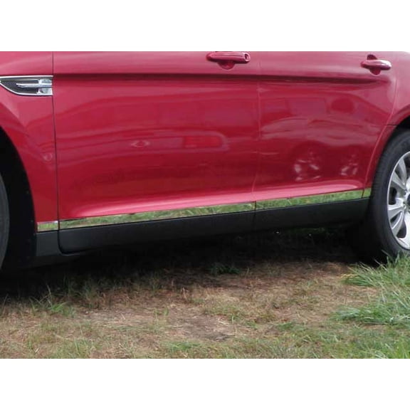 Stainless Rocker Panel Trim 8Pc Fits 2010-2019 Ford Taurus TH50490 QAA