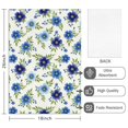 thumbnail image 2 of 2 Pcs Pioneer Flower Floral Print Pattern Kitchen Towels, Funny Microfiber Dish Towel Set, 18" X 26" Tea Towels, 2 of 6