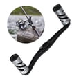 thumbnail image 2 of GLFILL Fishing Reel Handle Rocker Light Weight 30g Aluminum Alloy Water Drop Reel Conversion Suitable For Most Baitcasting Reels Grey 120mm, 2 of 8