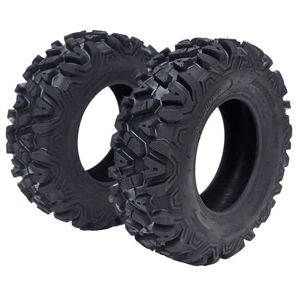 25x8x12 Atv Tires, Set of 2 ATV/UTV All-Terrain Tires 25x8-12 6PR, Tubeless (Pair of 2)