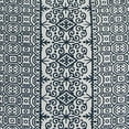 thumbnail image 4 of Jordan Manufacturing 18" x 18" Navy and Cream Medallion Square Reversible Decorative Throw Pillow with Corner Tassels, 4 of 5