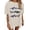 Beige, variant on Womens Athletic Tops Women's T-Shirts Women's Oversized Top Loose Short Sleeve T Shirt for Everyday Comfort and Effortless Style Black XL
