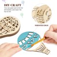 thumbnail image 5 of 10 Set of Creative Wood Hot Air Balloon Shapes Slices Wooden Cutouts for DIY Crafts Painting, 5 of 6