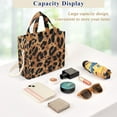 thumbnail image 5 of FORMRS Womens Corduroy Tote Bag Crossbody Shoulder Handbag with Pocket, Leopard Pattern, 5 of 7