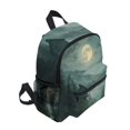 thumbnail image 2 of FORMRS School Backpack with Front Zippered Pocket 12" Student Travel Daypack, Forest House, 2 of 6