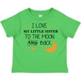 thumbnail image 3 of Inktastic I Love My Little Sister to the Moon and Back Boys or Girls Toddler T-Shirt, 3 of 5