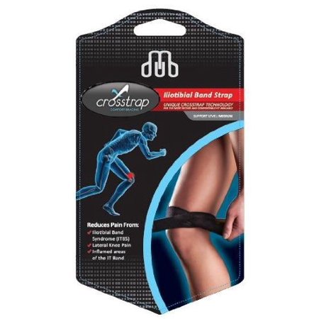 Millennial Medical Advantage Millennial Medical Minimalistic Design Iliotibial Black Tendon (IT) Strap | Fits (Large 13†to 22â€, Black) ()