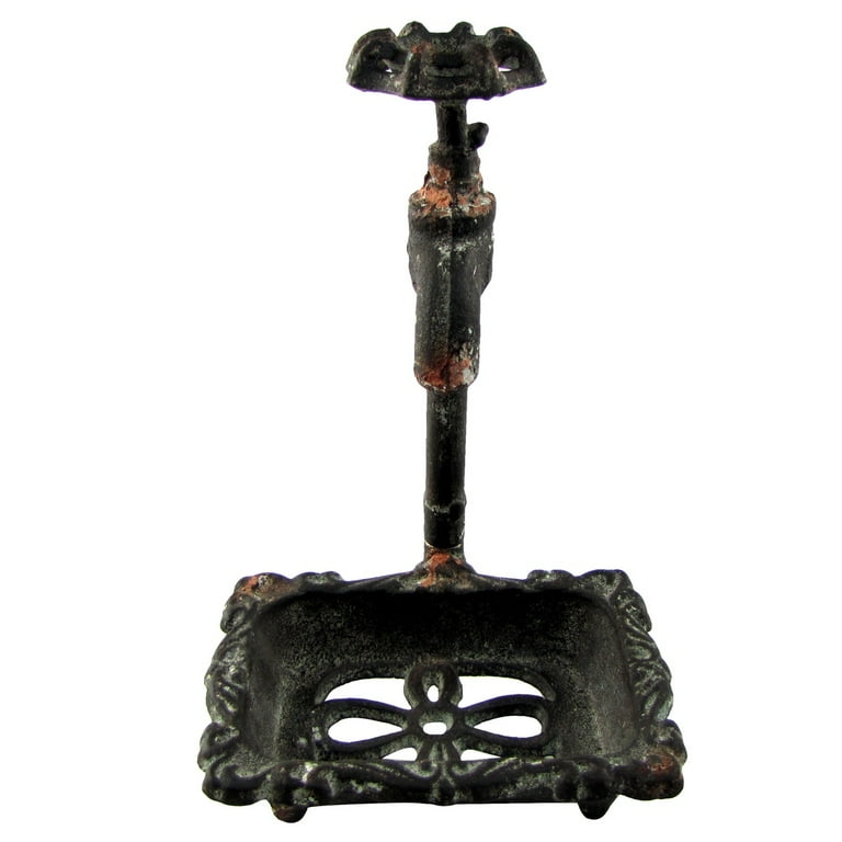 Old Rusty Garden Faucet Spigot Handle Soap Dish Old Rusty Garden Faucet Spigot Handle Soap Dish