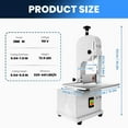 thumbnail image 2 of 2000W Electric Bone Cutter Machine, Meat Grinder Vertical Countertop Bandsaw, 72.5LBS Durable, Bone Saw Machine19.3x15.3 Inch Worktable, Supermarkets Factories, 2 of 13
