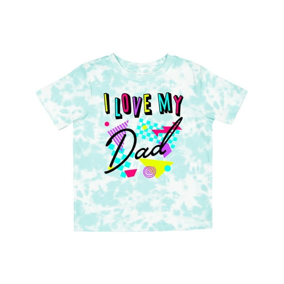 Inktastic I Love My Dad 80s Retro Style Boys or Girls Toddler T-Shirt