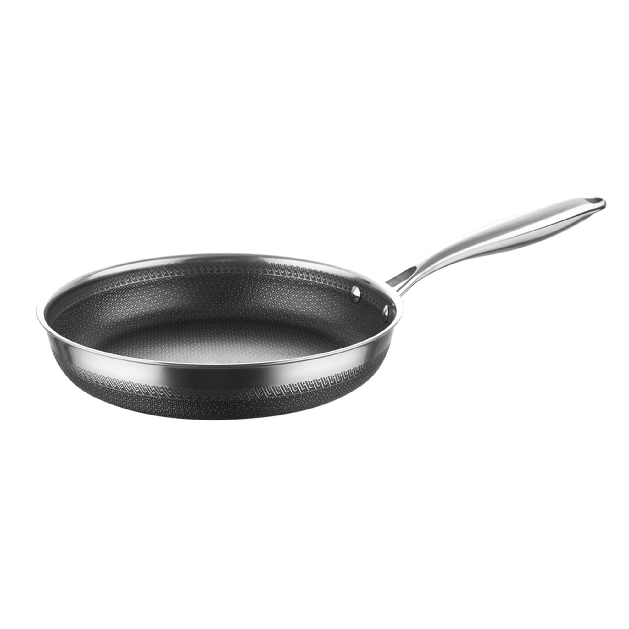 Kitchen Star Cladtec Series Frying Pan W/o Lid, 30cm, Comes with a Heat Resistant Handle