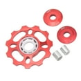thumbnail image 1 of Bike Rear Derailleur Pulley Ceramic Bearings Bike Guide Wheel Corrosion Resistant Rustproof for 8 9 10 11 Speed Transmission System ANGGREK Otros, 1 of 8
