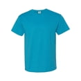 thumbnail image 2 of COUVER Durable High Density Cotton Heavyweight T Shirt Turquoise Heather X-Large (Mens), 2 of 5