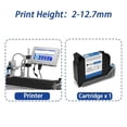 thumbnail image 2 of DW-MAX 12.7/25.4mm TIJ Industrial Online Thermal Inkjet Printer Text QR Barcode Batch Number Logo Date Coding Machine ,Widely Used, 2 of 7