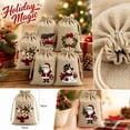 thumbnail image 2 of Clearance! Christmas Drawstring Gift Bags – Christmas Gift Bags, Christmas Bags, Candy Bags, Christmas Candy Bags, Gift Bags for Holiday Treats and Party Favors, 2 of 6
