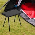 thumbnail image 2 of Mesa Plegable para Acampar, Mesa para Exteriores, Ligera, con Bolsa de Transporte, Muebles, Mesa de Picnic para Senderismo, Barbacoa Al Aire Libre, Pa negro, 2 of 8