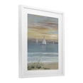 thumbnail image 2 of Stupell Industries Coastal Coastal Sailboats At Twilight White Framed Print Under Glass, 17 x 21, by Sally Swatland, 2 of 8