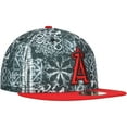 thumbnail image 3 of Men's New Era Black Los Angeles Angels Sands 59FIFTY Fitted Hat, 3 of 6