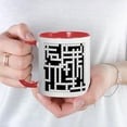 thumbnail image 3 of CafePress - Crossword Puzzle Mug - 11 oz Ceramic Mug - Novelty Coffee Tea Cup, 3 of 3