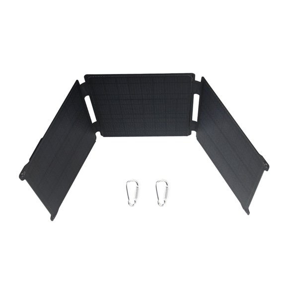 Cargador portátil de teléfono con panel solar de 21 W, alta eficiencia de salida, protección contra sobretensiones, plegable, de silicio monocristalino.