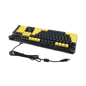 Clavier mécanique, pas facilement Fade USB Clavier Ergonomic pour PC Action linéaire des joueurs