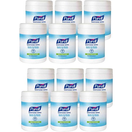 wipes purell sanitizing pack citrus sheets fresh