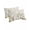 White, variant on Floral Flower Pillow Covers King Size 2 Pack, Modern Oil Painting Watercolor White Soft Bed Throw Pillowcases Breathable Cooling Long Lumbar Body Pillow Sham Cover for Bed Sofa 20''x36''