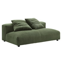 Modular Loveseat Sofa, Green, Fabric, Living Room Lounge Cafe Lobby Hospitality Restaurant, Modern Contemporary, HB37173