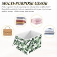 thumbnail image 6 of Yayeee Collapsible Cube Storage Bin with Lid Fabric Closet Decorative Basket with Handles, Army Green Camouflage Pattern, 6 of 7