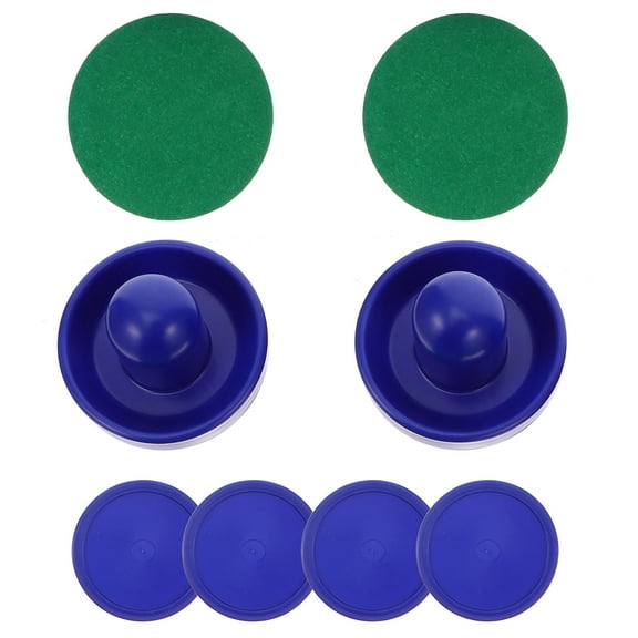 LULULION Air Hockey Pushers Pucks Replacement Blue Plastic 1 Set