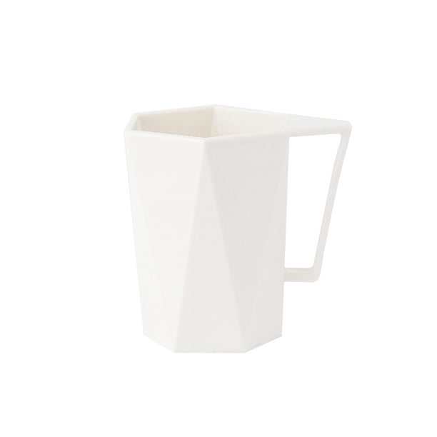 Billuyoard Portacepillos para taza de bebida, taza de café, mano de obra fina de larga duración con asa, tazas de atractivas antideslizantes Juegos de accesorios de baño Blanco Billuyoard HA080957-02