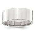 thumbnail image 4 of 925 Sterling Silver 8mm Flat Band Ring Size 11, 4 of 7