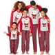 thumbnail image 1 of Conjunto de pijamas navideños familiares para bebés y niños pequeños, ropa de dormir navideña para el hogar para padres e hijos, ropa de dormir estampada de Papá Noel, 1 of 7