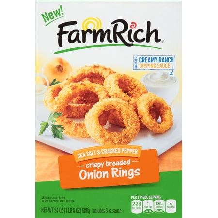 Farm Rich Onion Rings, 24 oz