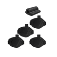 thumbnail image 1 of 5 Pzs Protector De Calzado Para Moto Tenis Cubre Fundas Bota Malubero Negro, 1 of 5