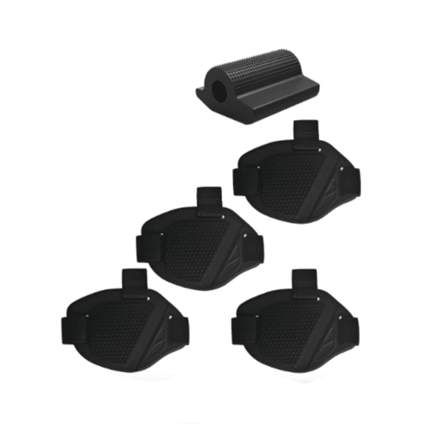5 Pzs Protector De Calzado Para Moto Tenis Cubre Fundas Bota Malubero Negro