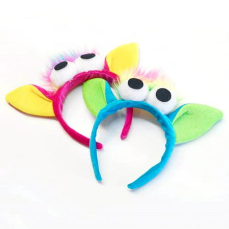 Bugged Eyed Monster Headband - Assorted Colors