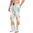 thumbnail image 5 of Forest Animals Ghost Pajama Pants, Men's Lounge Pants Light with Drawstring and Pockets, Christmas New Year Birthday Father's Day Gifts, X-Large, 5 of 7